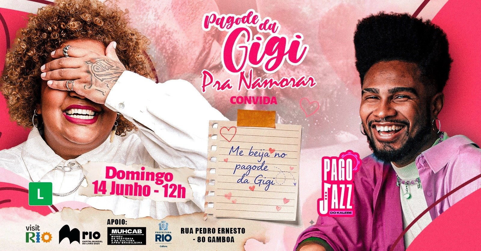 Pagode da Gigi pra namorar convida PAGOJAZZ