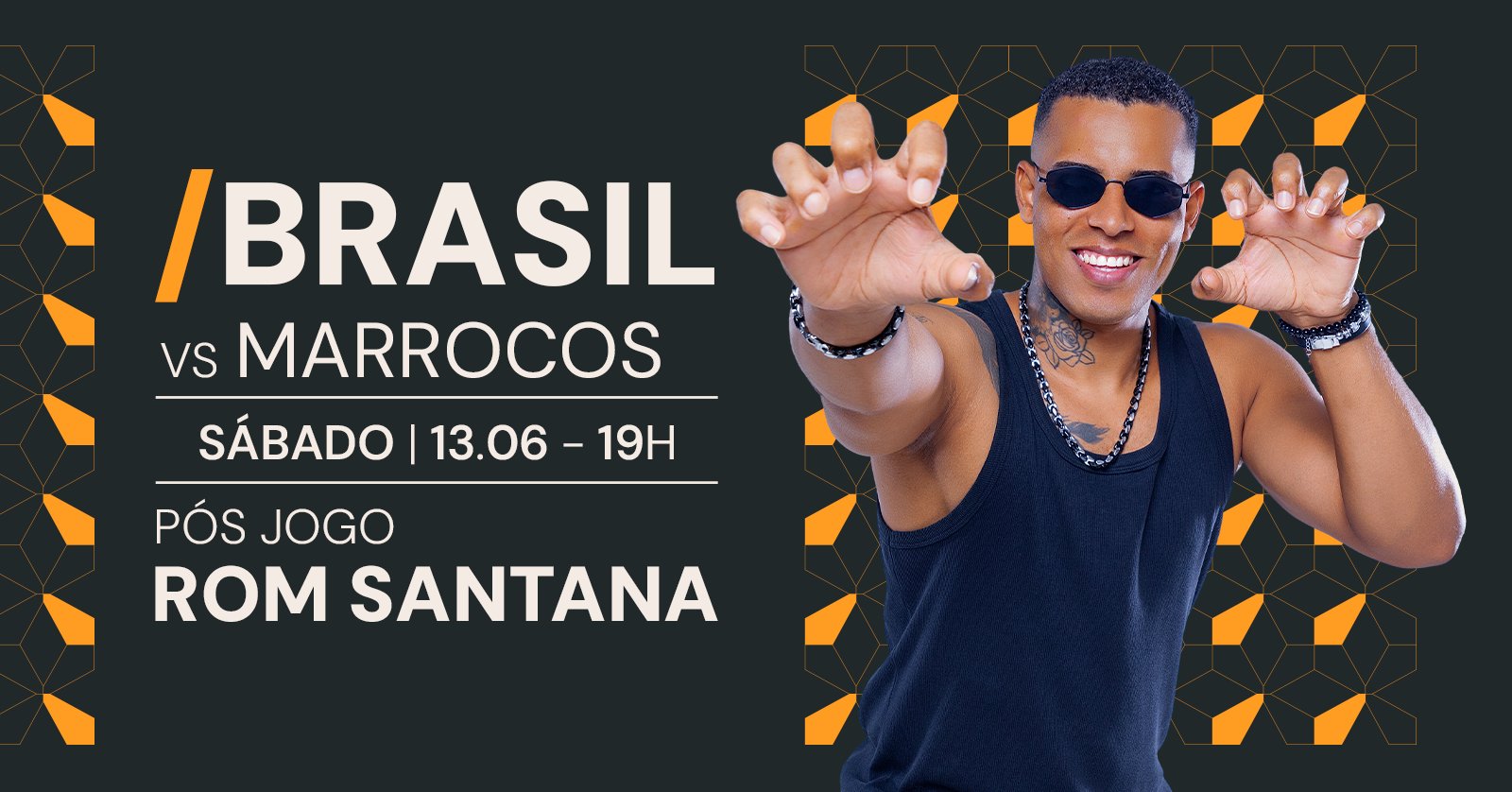 Copa no Cortina | Brasil X Marrocos + Rom Santana| 13.06
