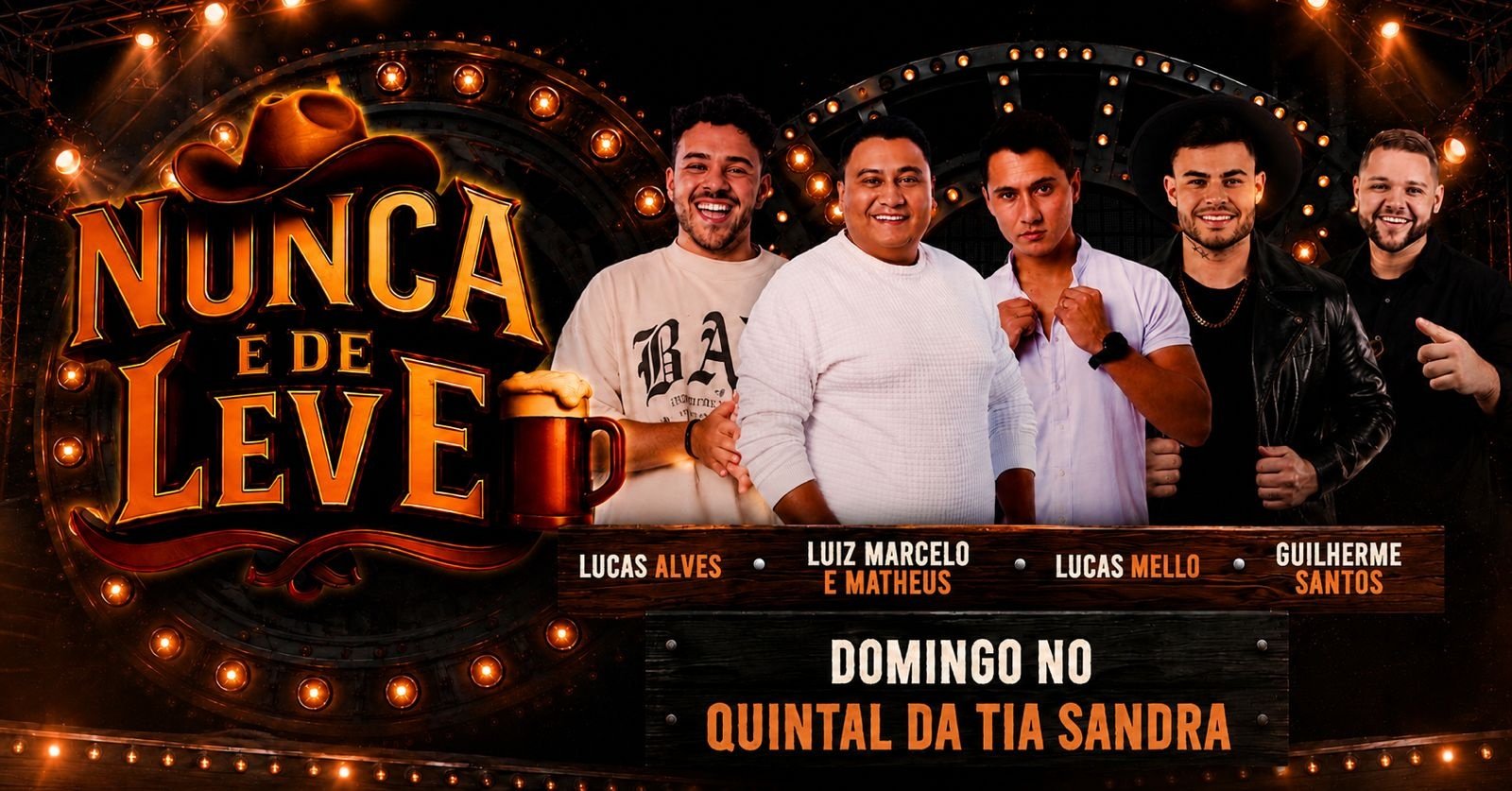 NUNCA É DE LEVE | Quintal Da Tia Sandra | Domingo, 07/06