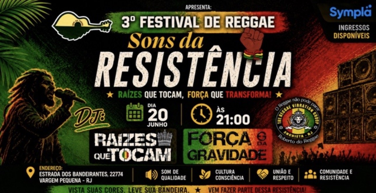 3° Festival de Reggae Raizes Que Tocam & Força da Gravidade Nectar Som
