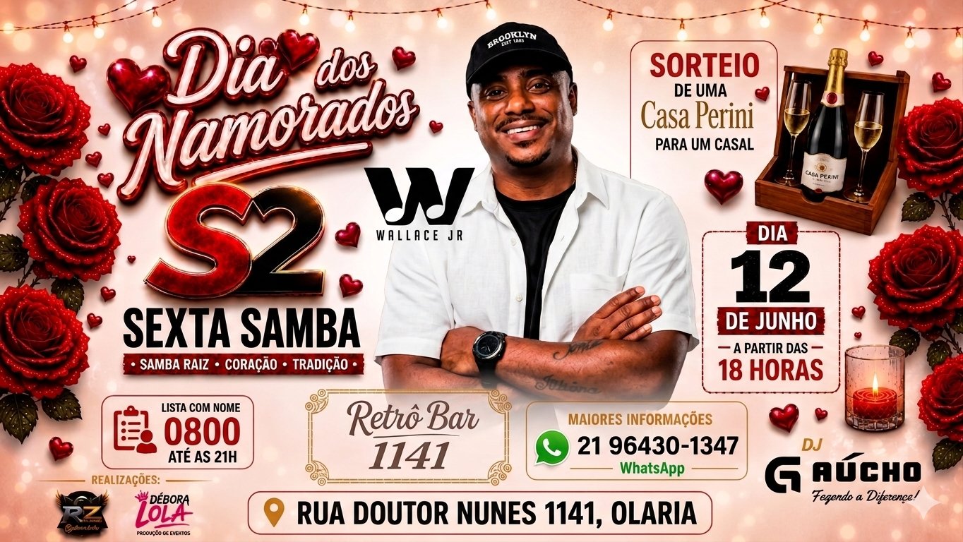Sexta Samba Especial Namorados Com Wallace Júnior