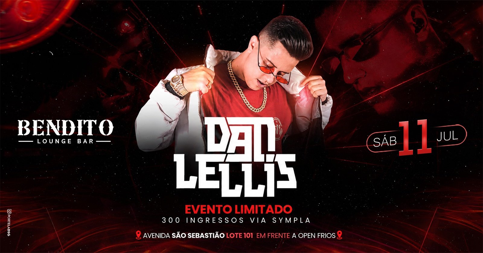 Dan Lellis no Bendito Lounge Bar