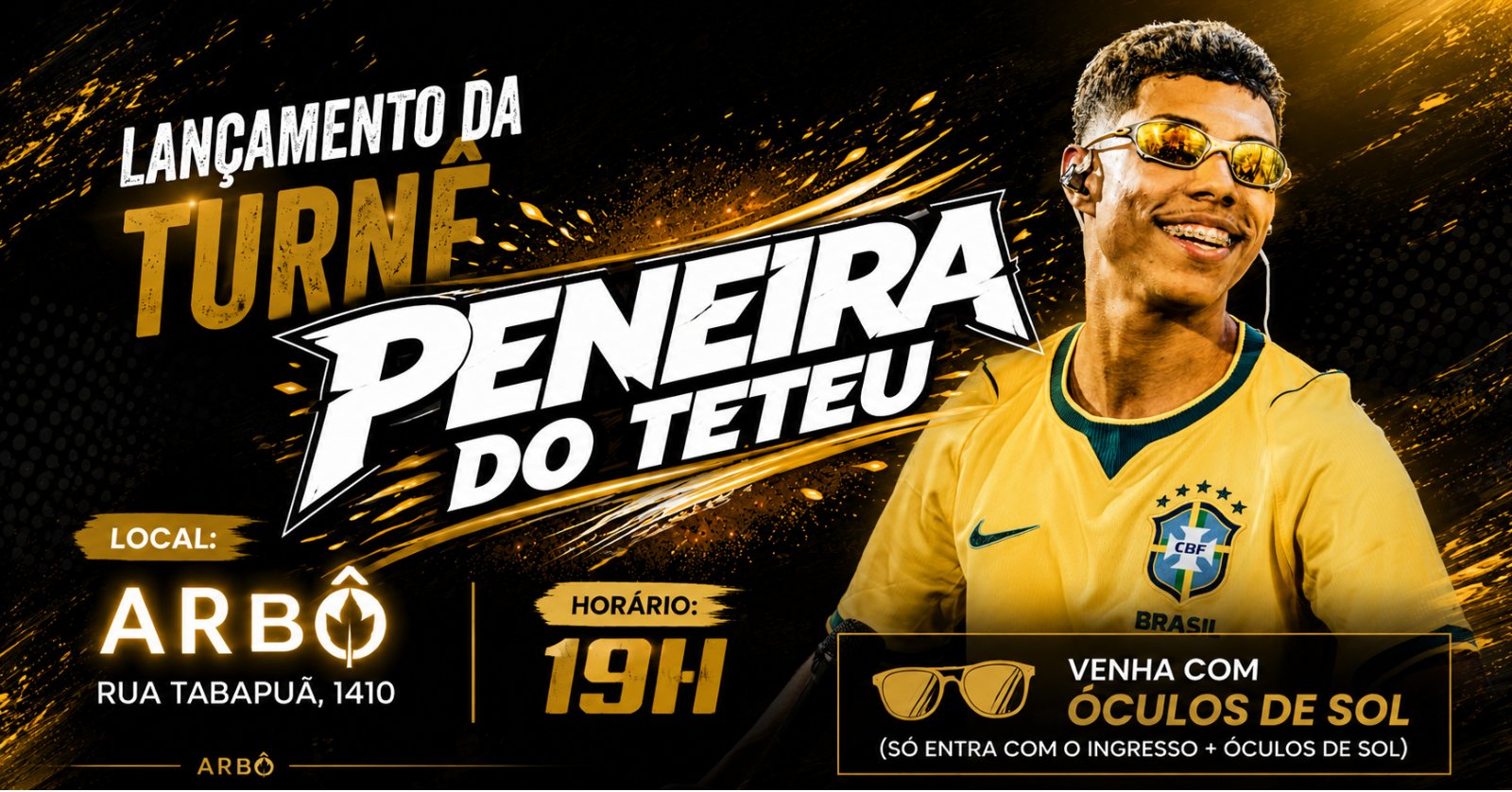 Lançamento oficial da turnê Peneira do Teteu