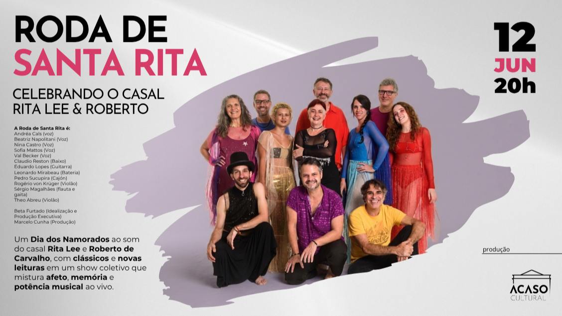 Roda de Santa Rita Rita Lee e Roberto de Carvalho