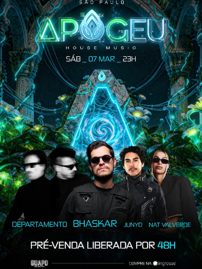 Flyer - APOGEU HOUSE MUSIC - SP KOMPLEXO TEMPO 2026