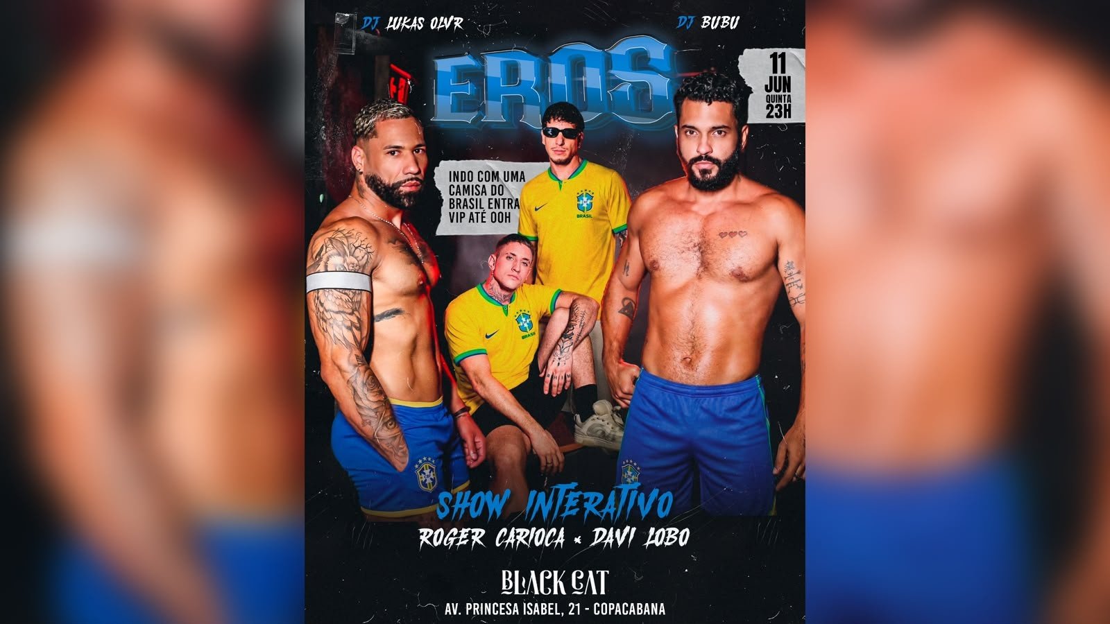 Black Cat: EROS | Quinta, 11 de junho 23h