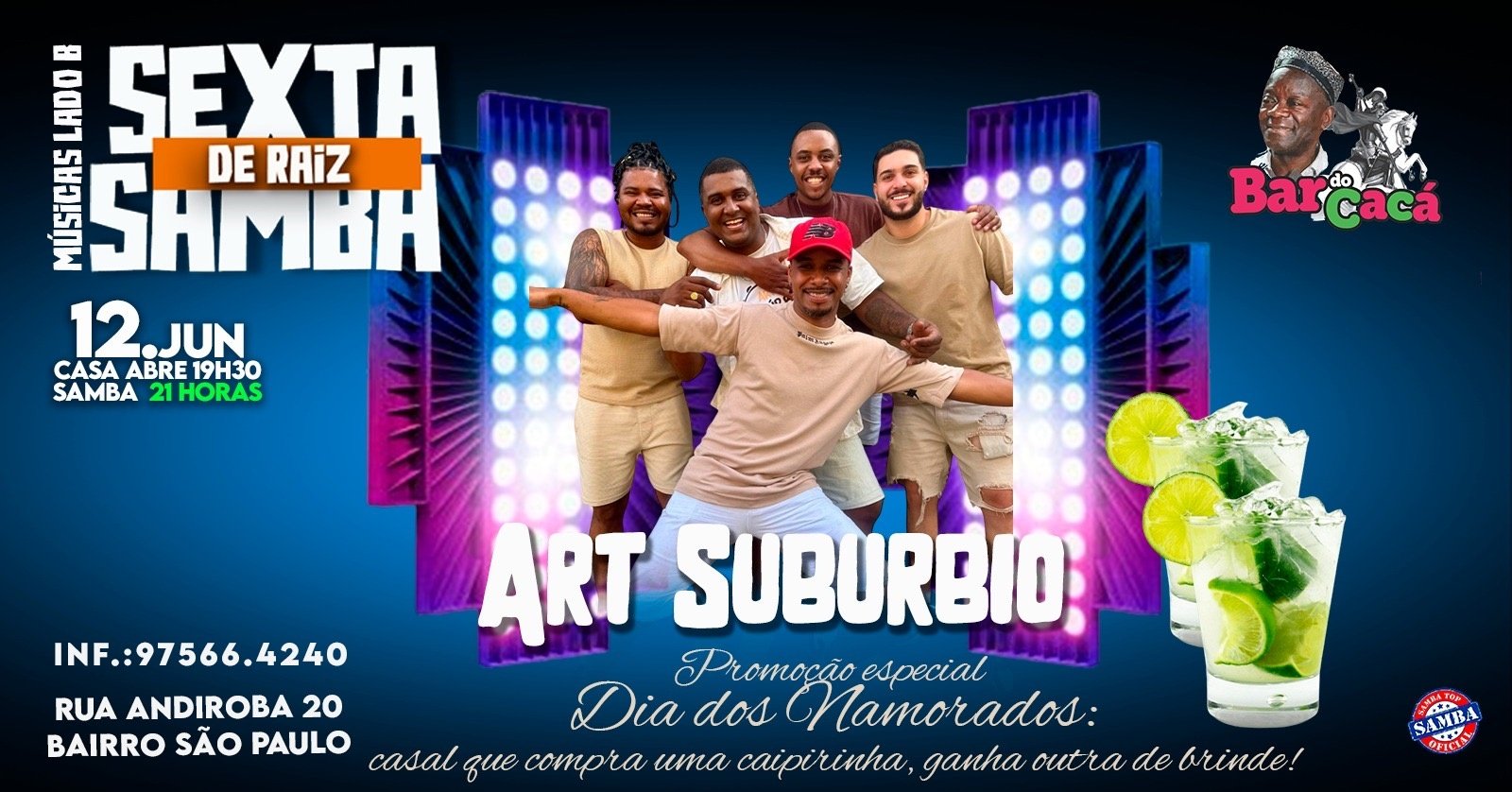 SEXTA com Grupo Art subúrbio