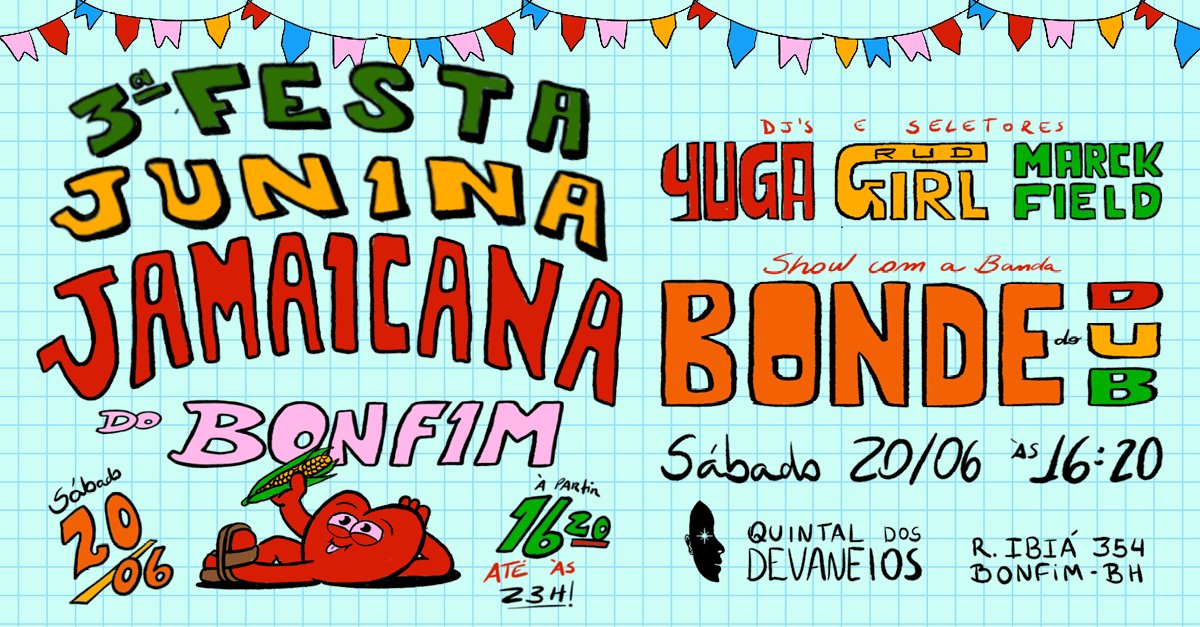 3ª Festa Junina Jamaicana do Bonfim