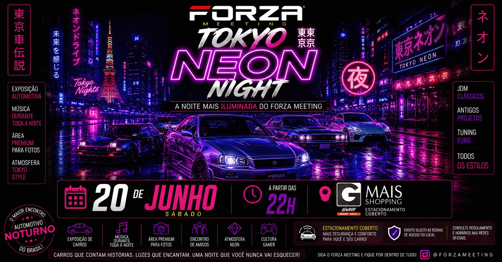 Forza Meeting Tokyo Neon Night ( Mais Shopping )