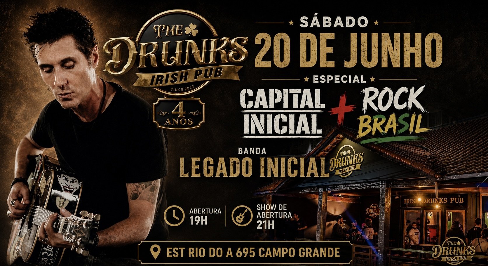 Especial Capital inicial + Rock Brasil BANDA LEGADO INICIAL