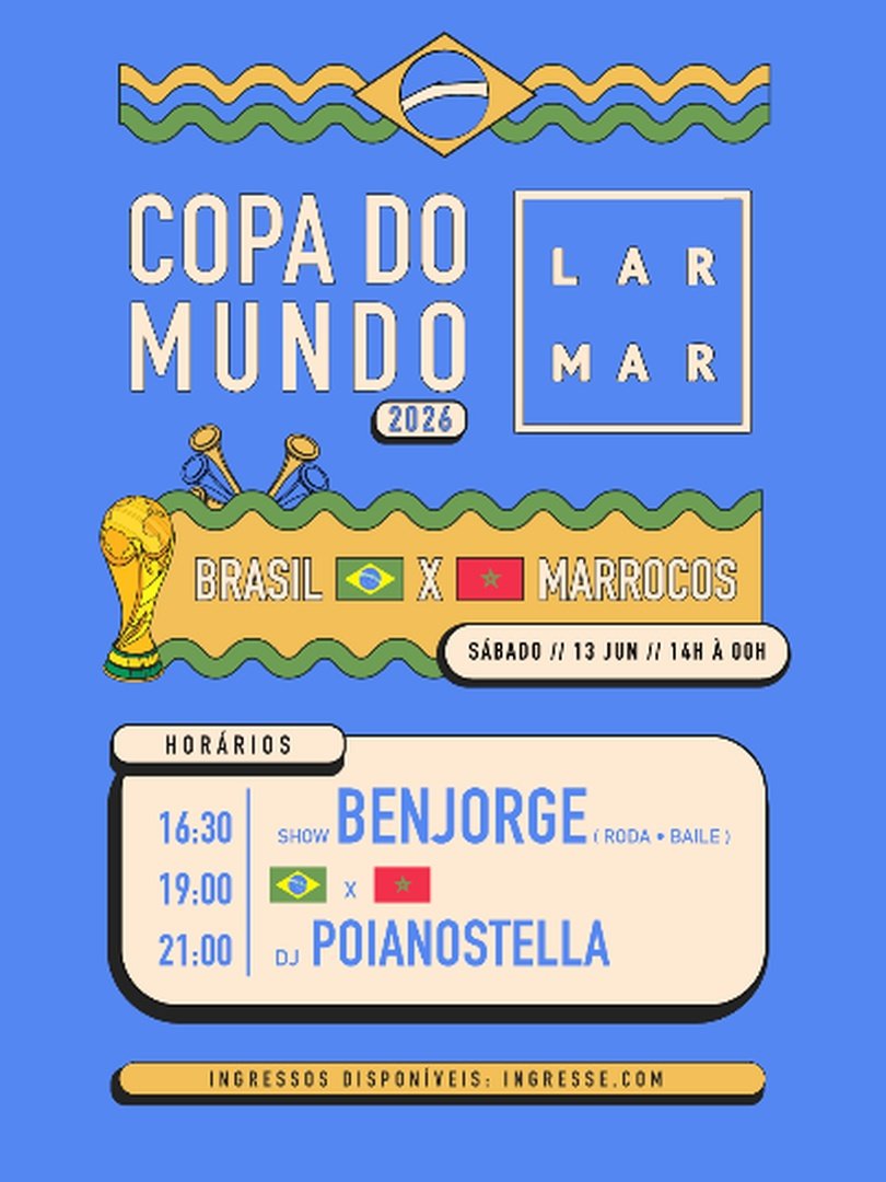 Copa do Mundo 2026 LAR MAR | 13.06