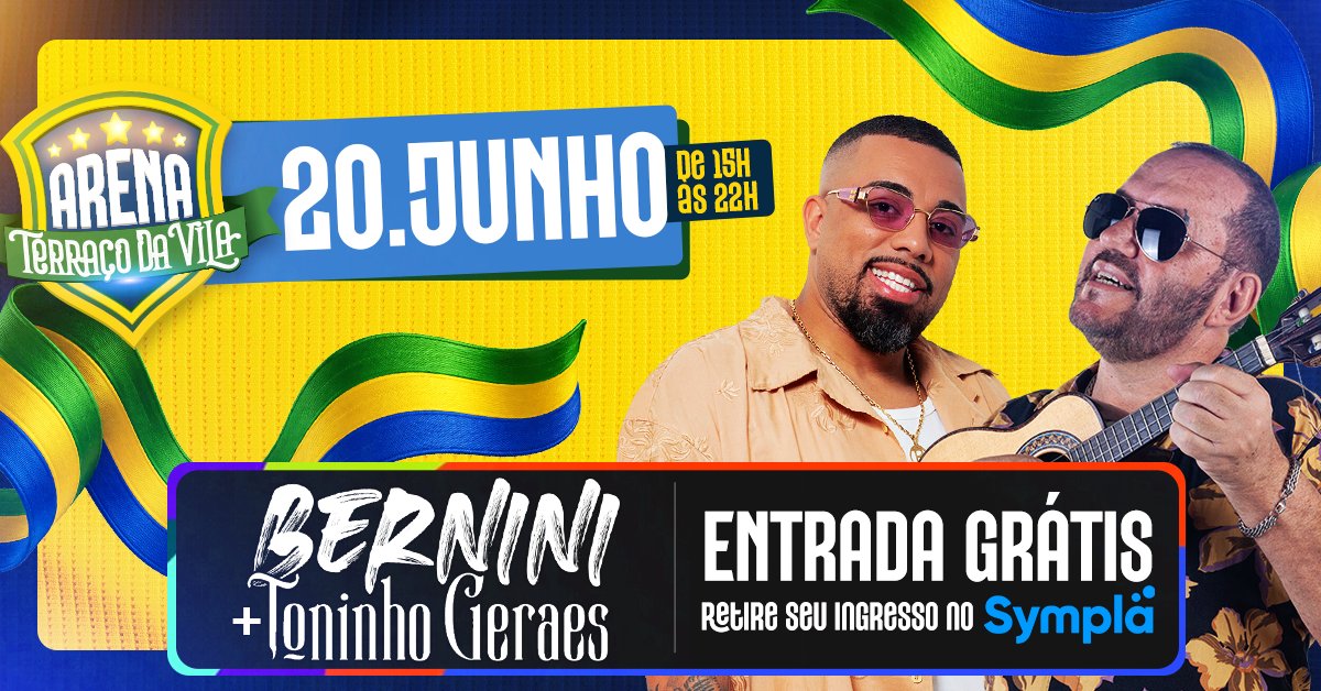 Arena Terraço da Vila Bernini e Toninho Geraes