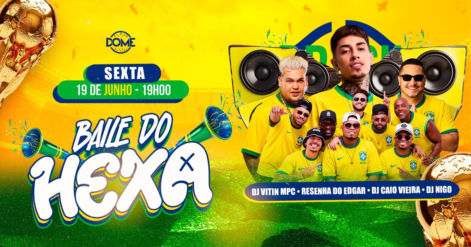 Baile do Hexa | Dj Caio Vieira | Sexta | 19/06 | 19 Hrs