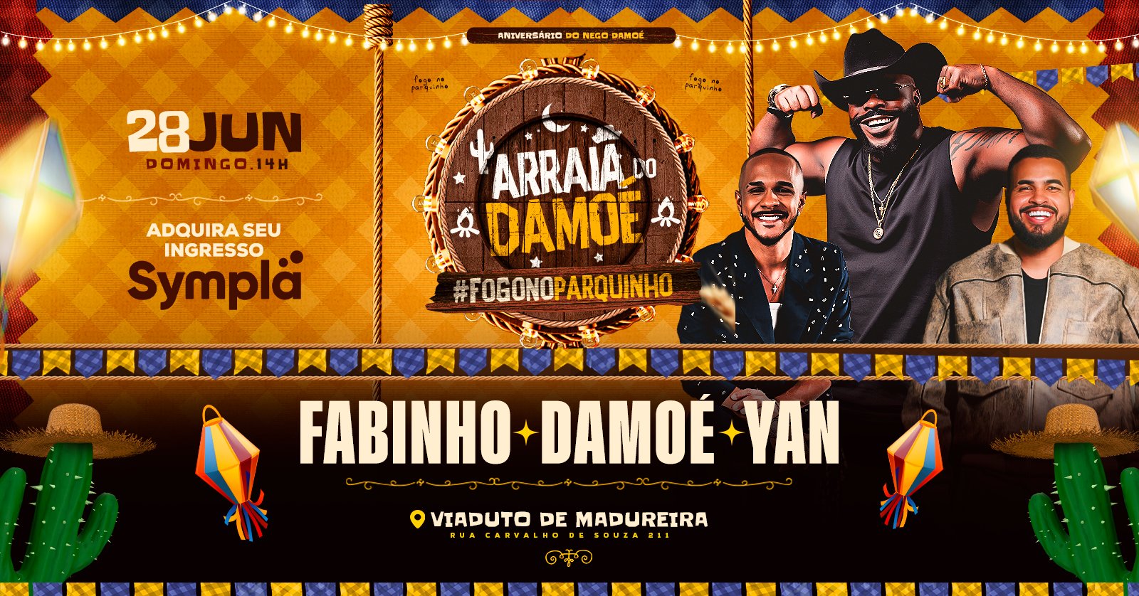 Aniversário do Nego Damoé Edição especial Fogo no Parquinho