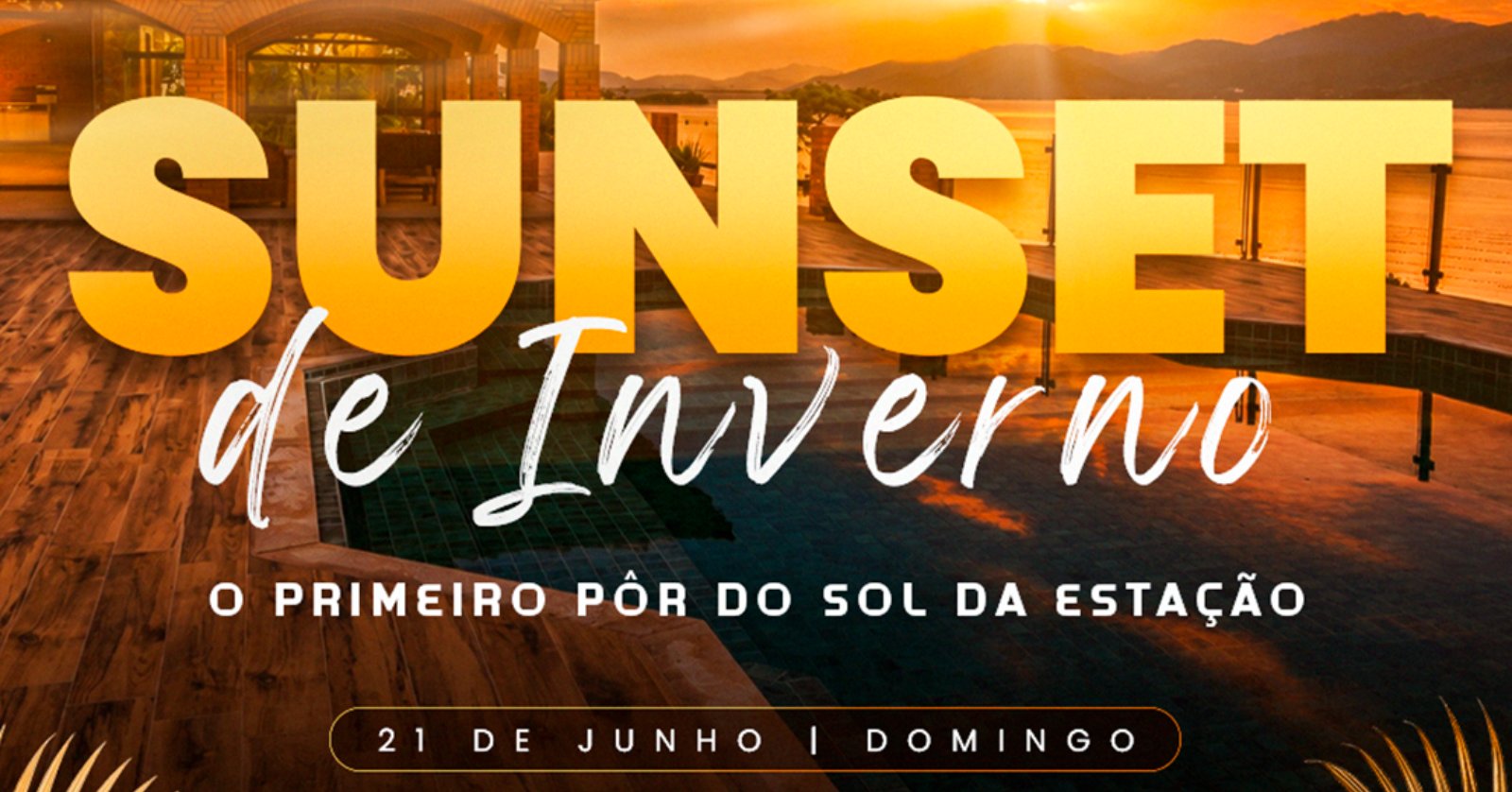 Sunset Mansão Voar Primeiro por do sol da estação