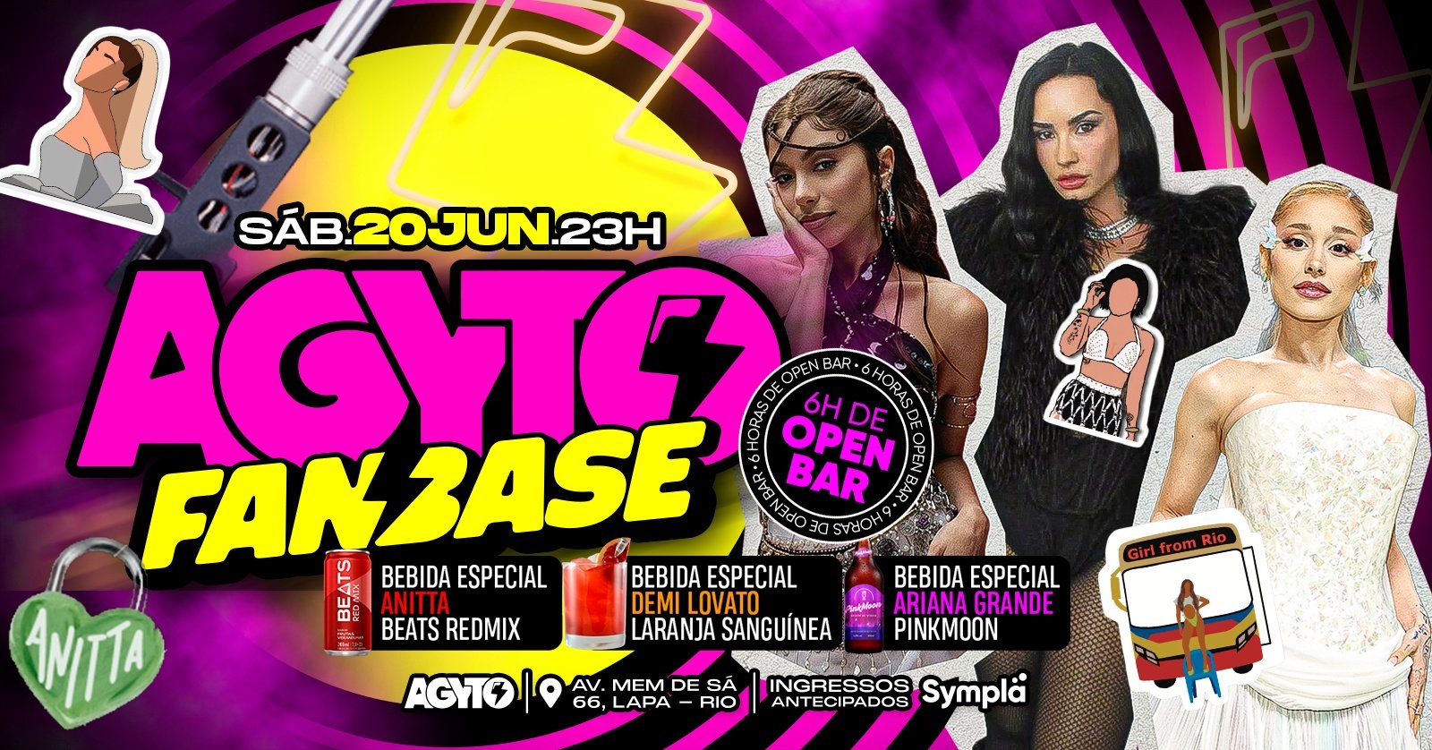 Agyto Fanbase | Esp. Ariana Grande, Demi Lovato e Anitta