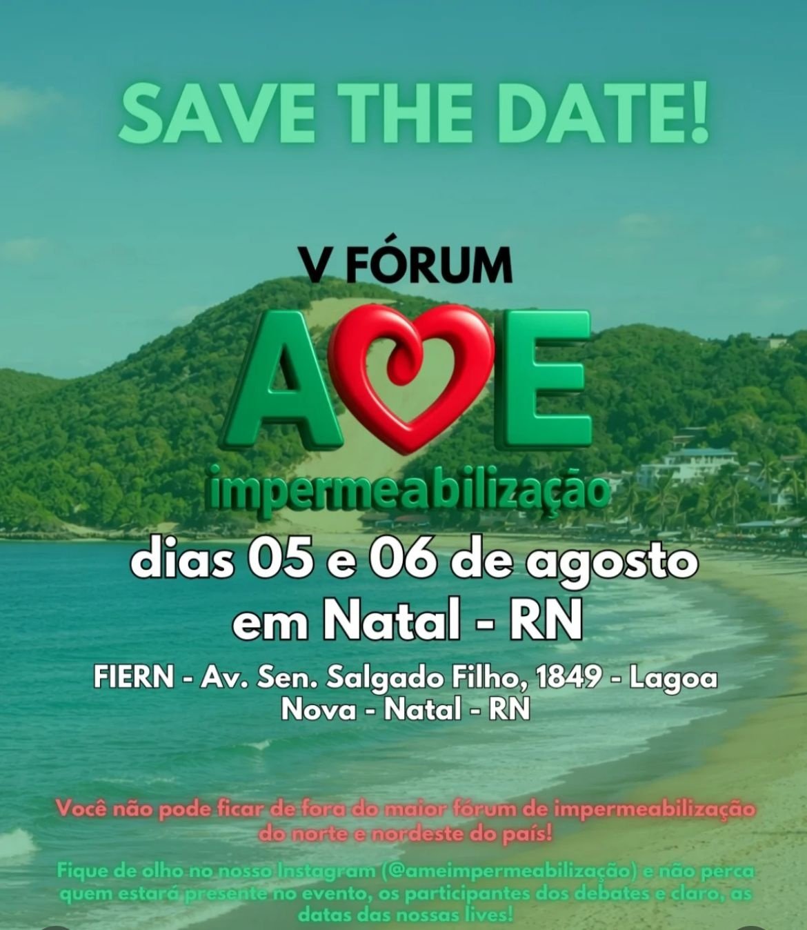 Vº Forum Ame Impermeabilização Natal RN