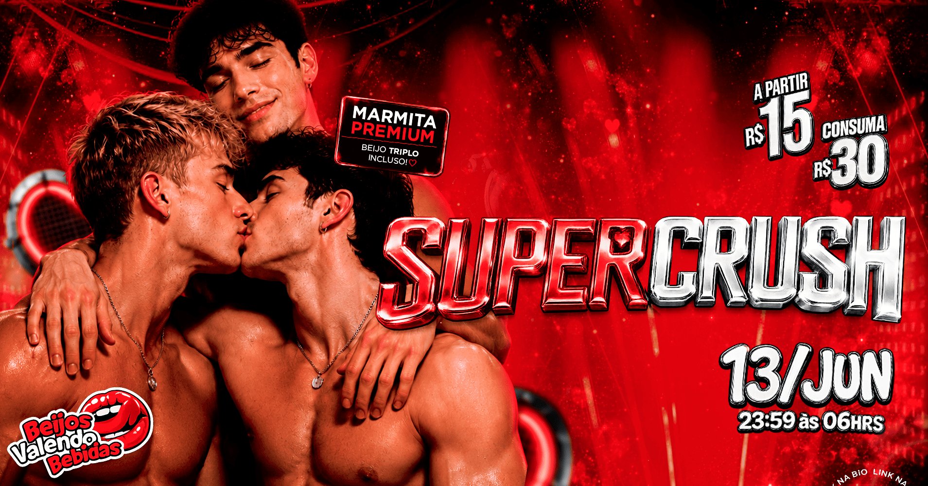Supercrush : Sáb/13 Junho