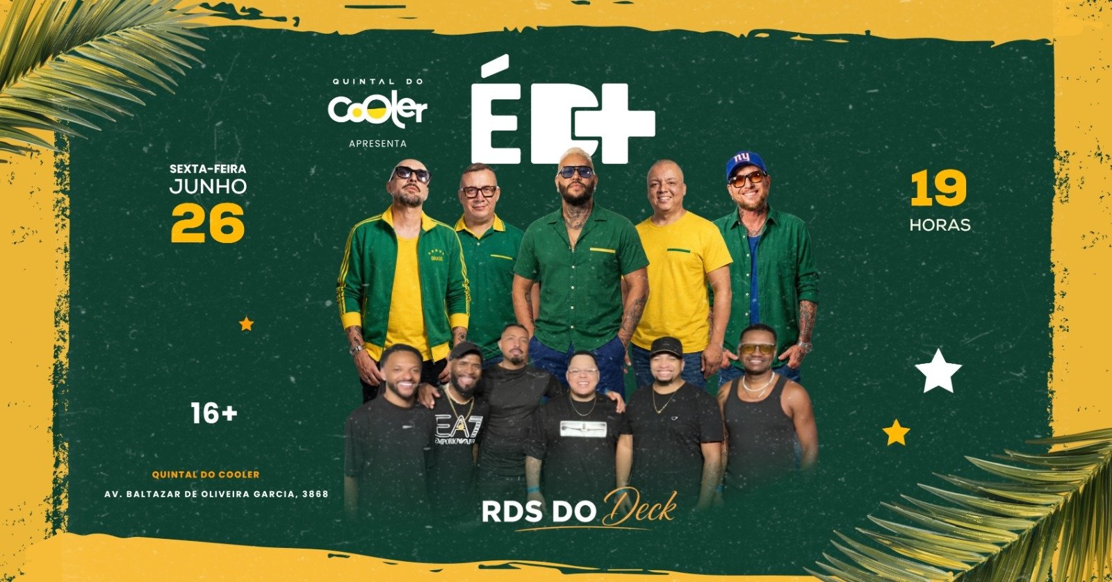 Quintal do Cooler Grupo É D+ Rds do Deck