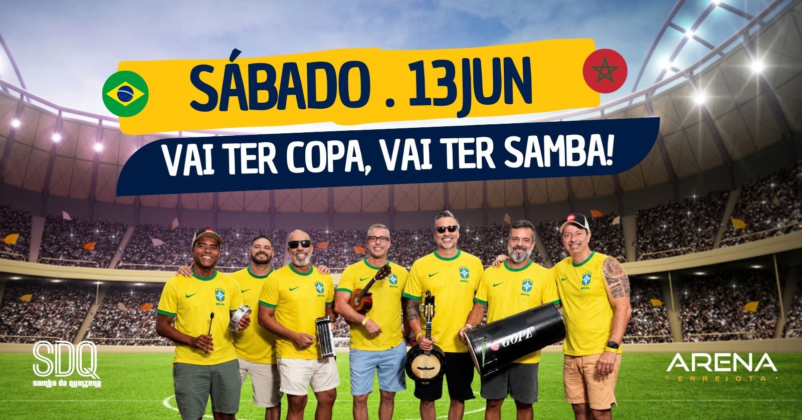 SAMBA DA QUINZENA 13/06 vai ter copa, vai ter samba!