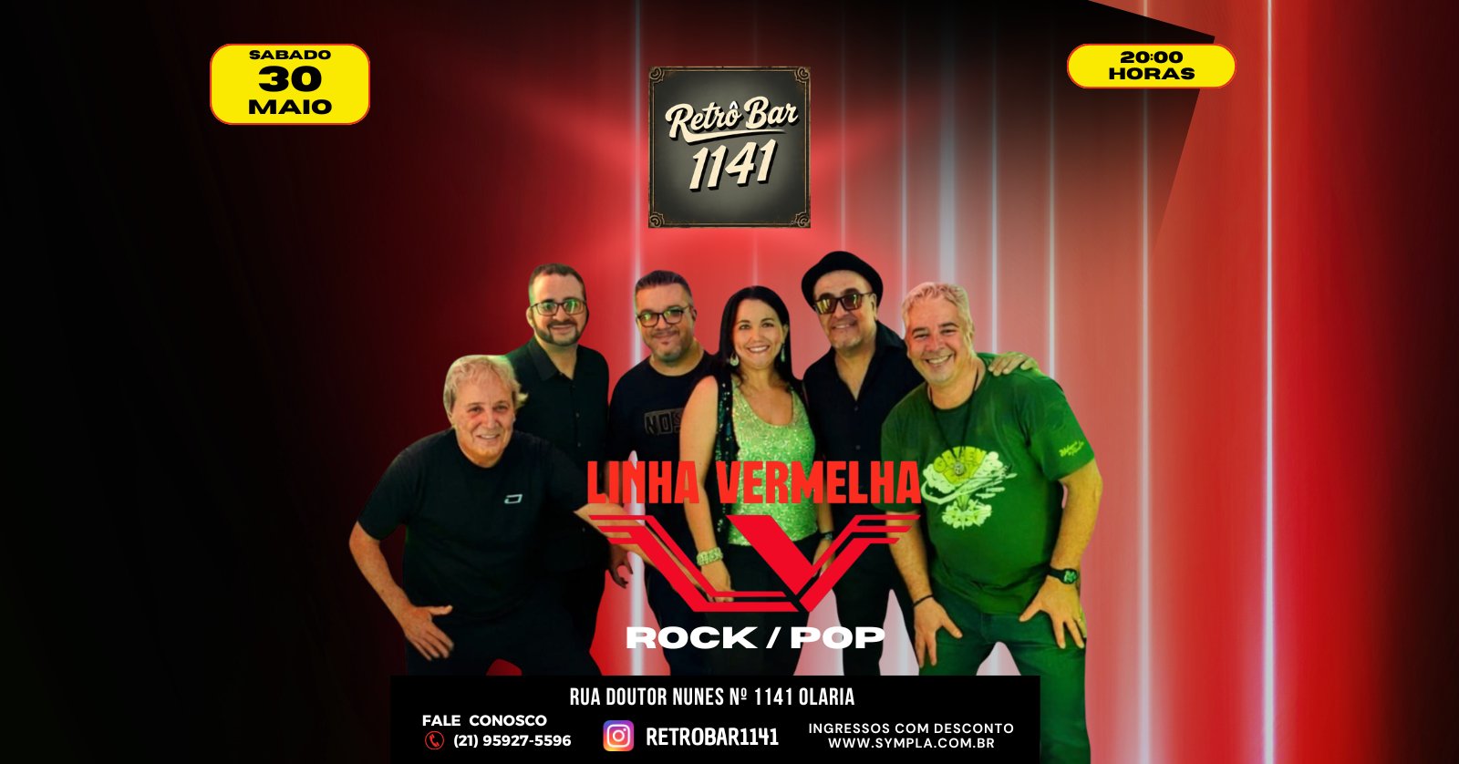 Linha Vermelha Retrô Bar 1141