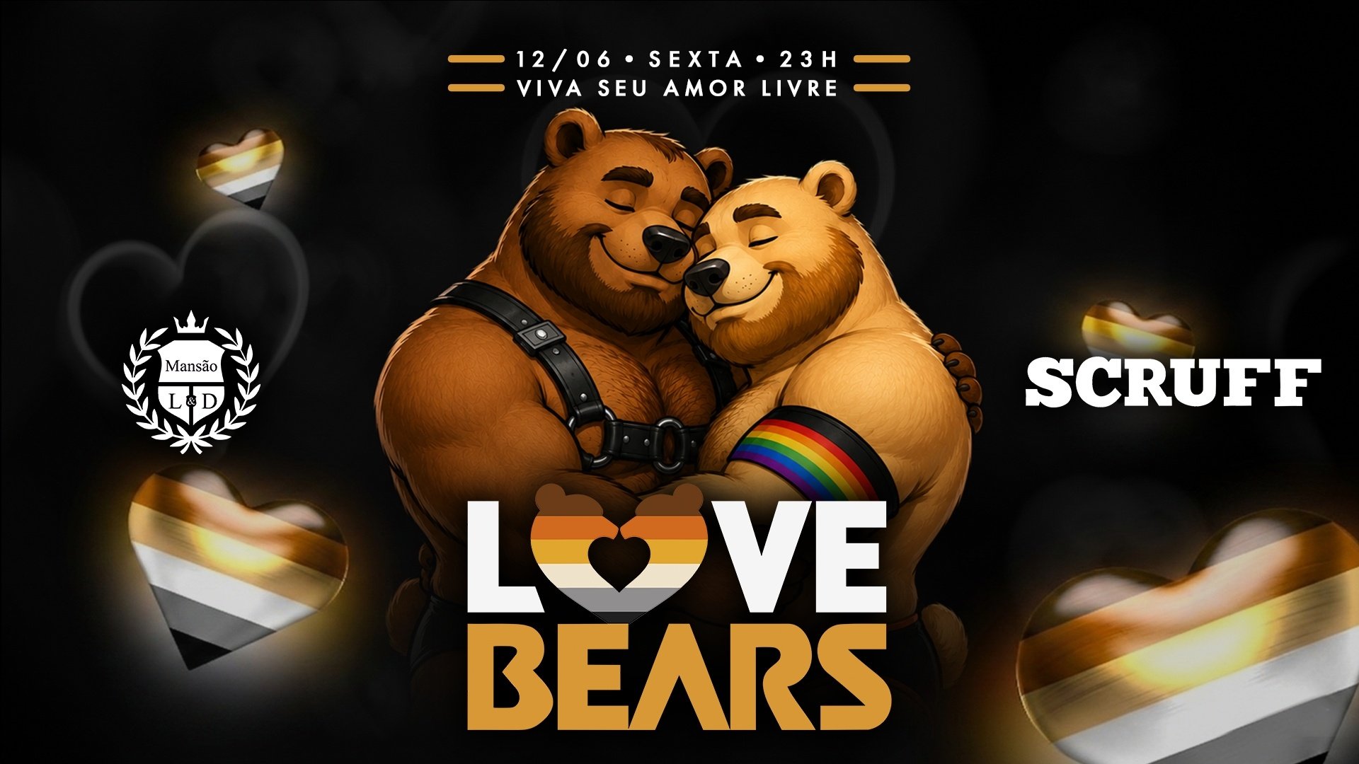Love Bears 12/06 Grátis Até 0h* Lapa
