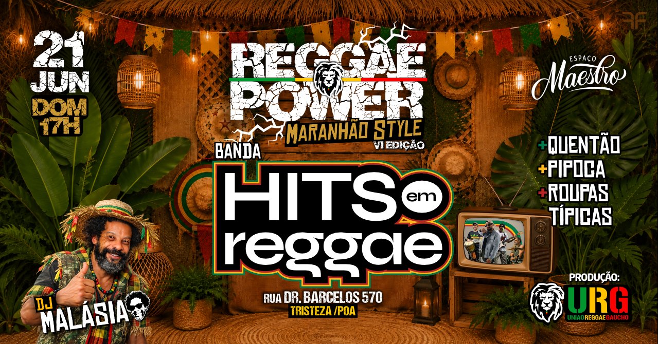 Urg Reggae Power Vi Maranhão Style Hits em Reggae