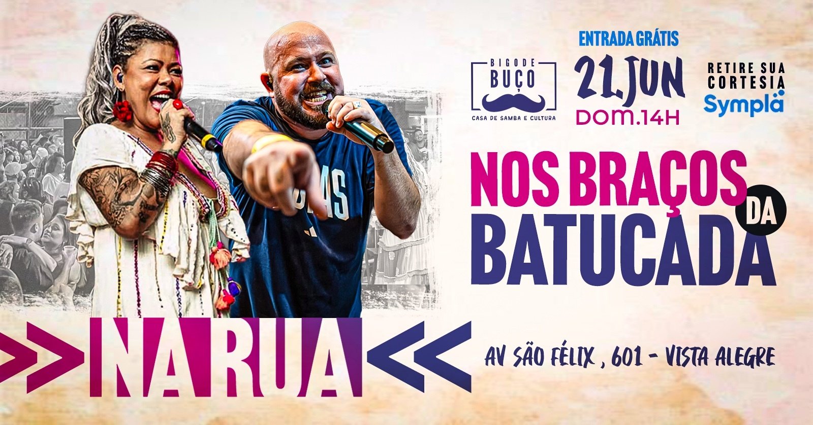 Nos Braços da Batucada NA RUA