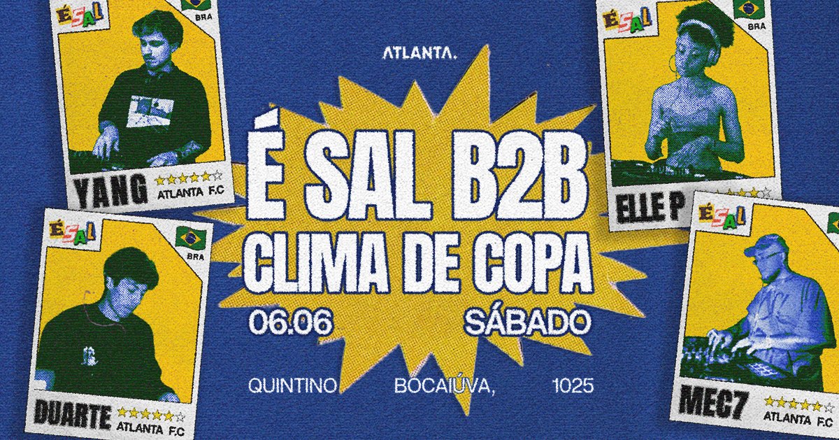 Atlanta :: É Sal: Clima de Copa