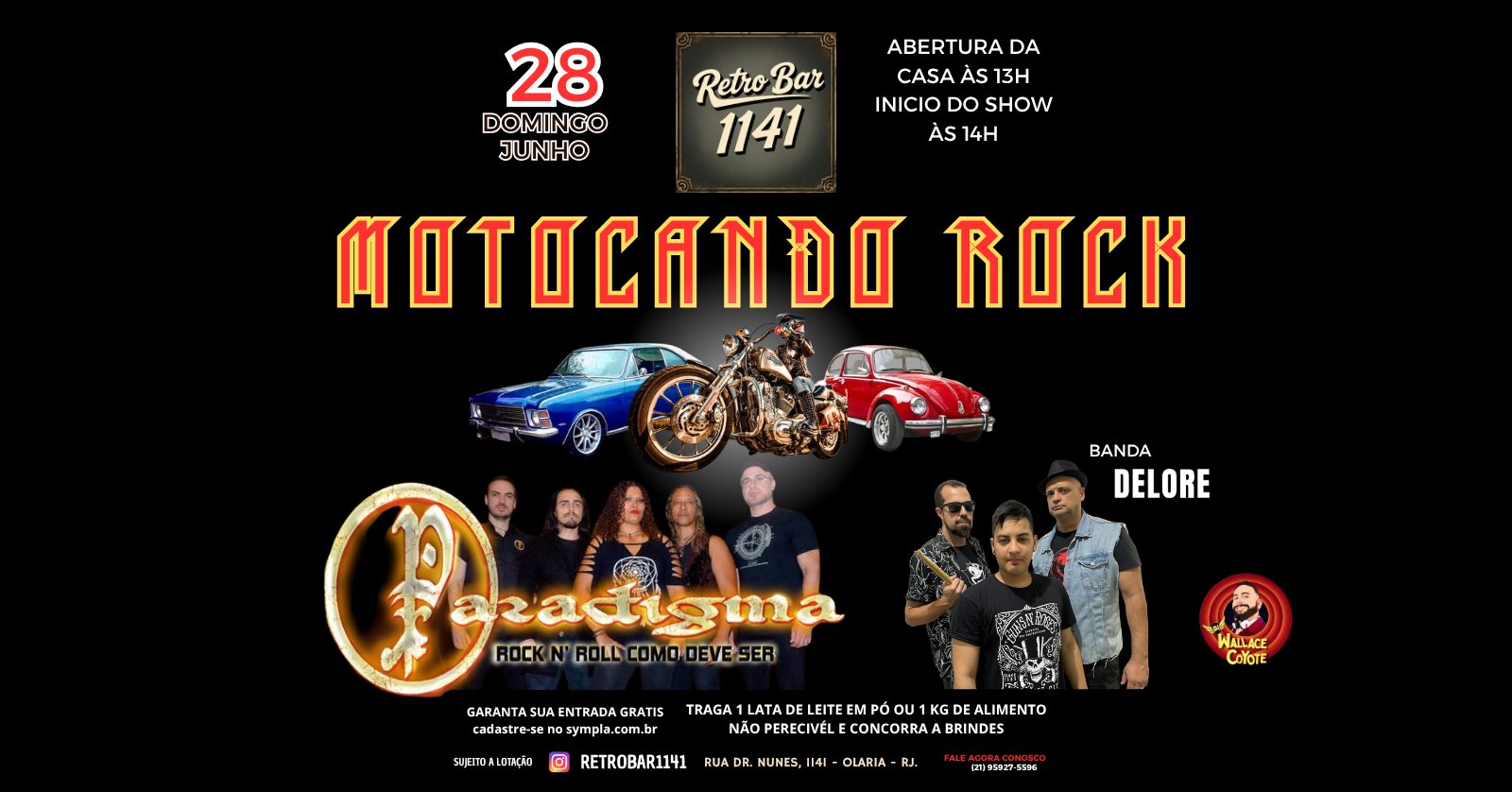 Motocando Rock Paradigma & Delore