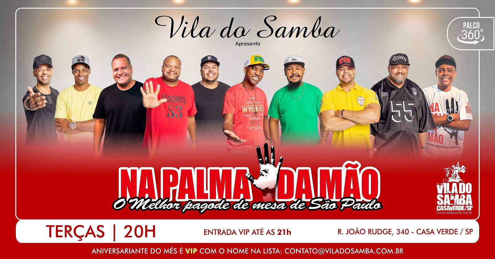 Na Palma da Mão na Vila do Samba