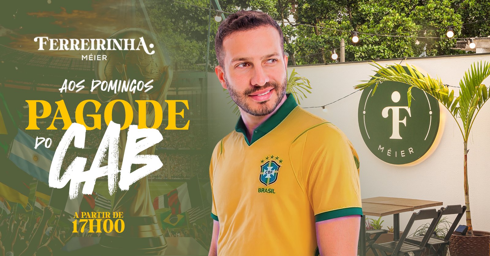 Ferreirinha Méier apresenta: Pagode do Gab Domingo dia 14/06