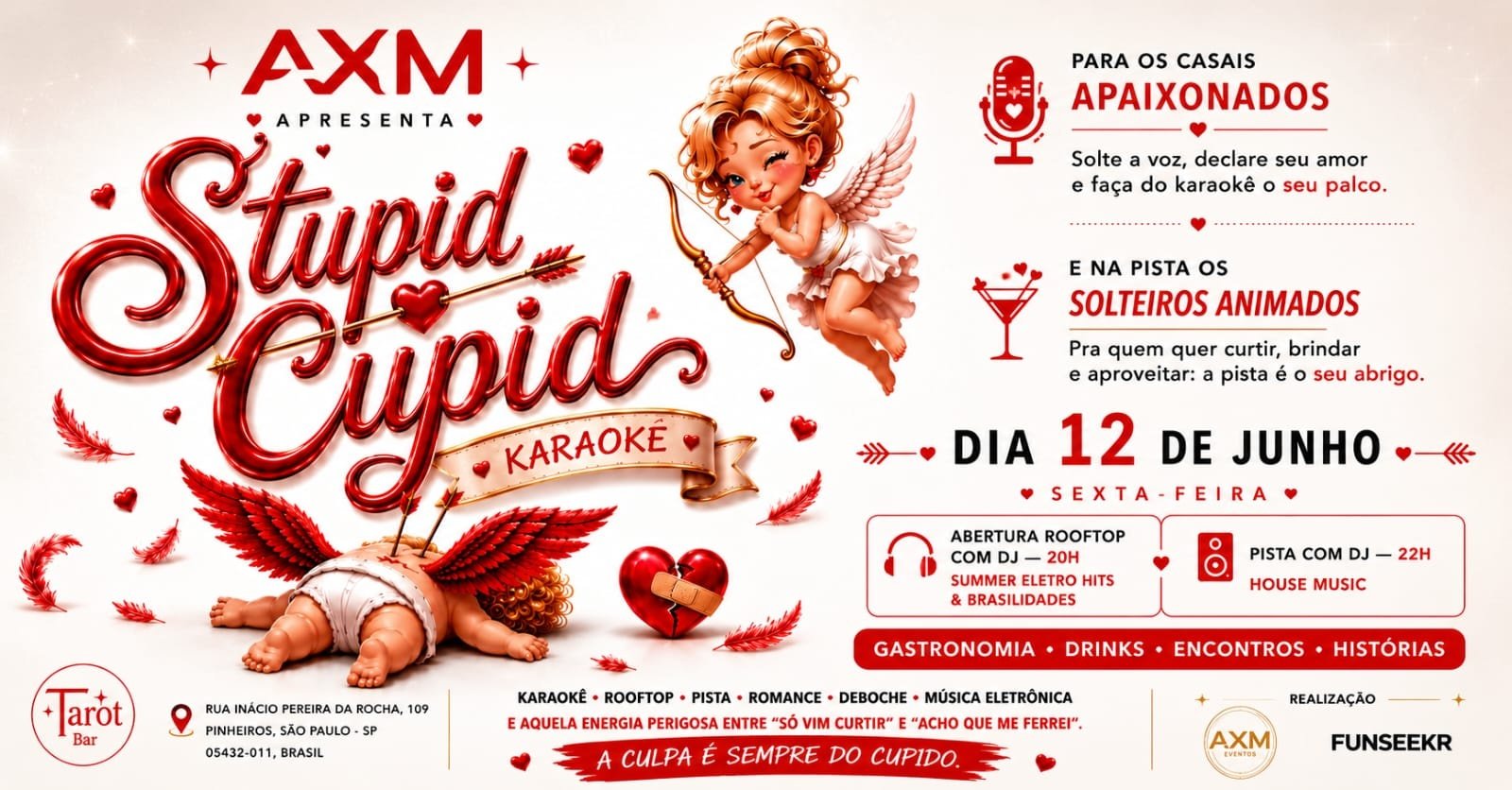 Stupid Cupid | 12 De Junho | Tarot Rooftop