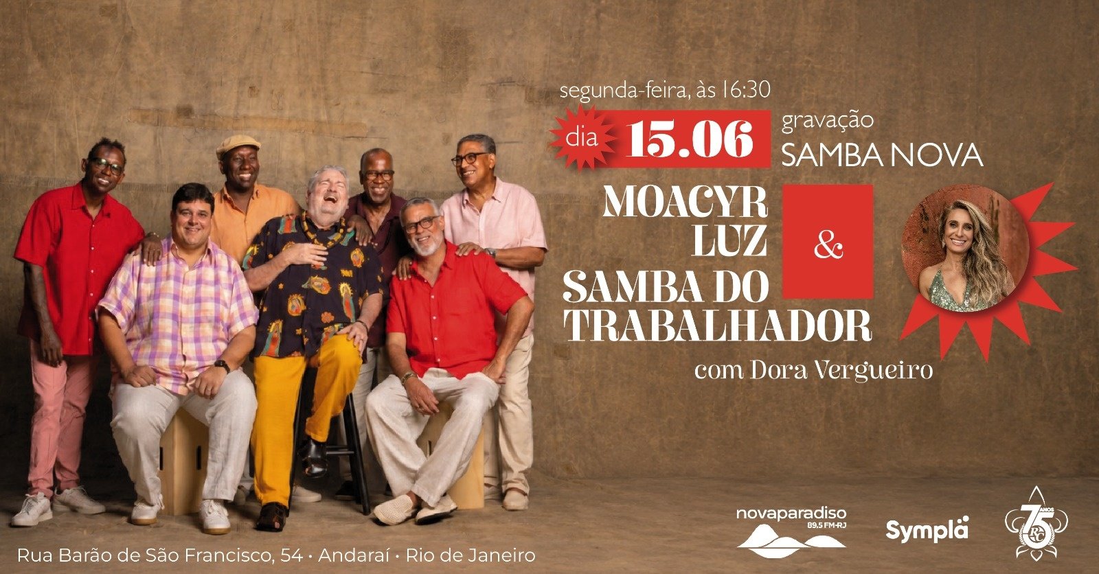 Moacyr Luz e Samba do Trabalhador 15 de junho go