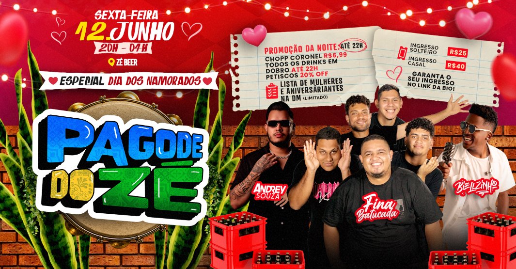PAGODE DO ZÉ | 12.06 | Especial Namorados